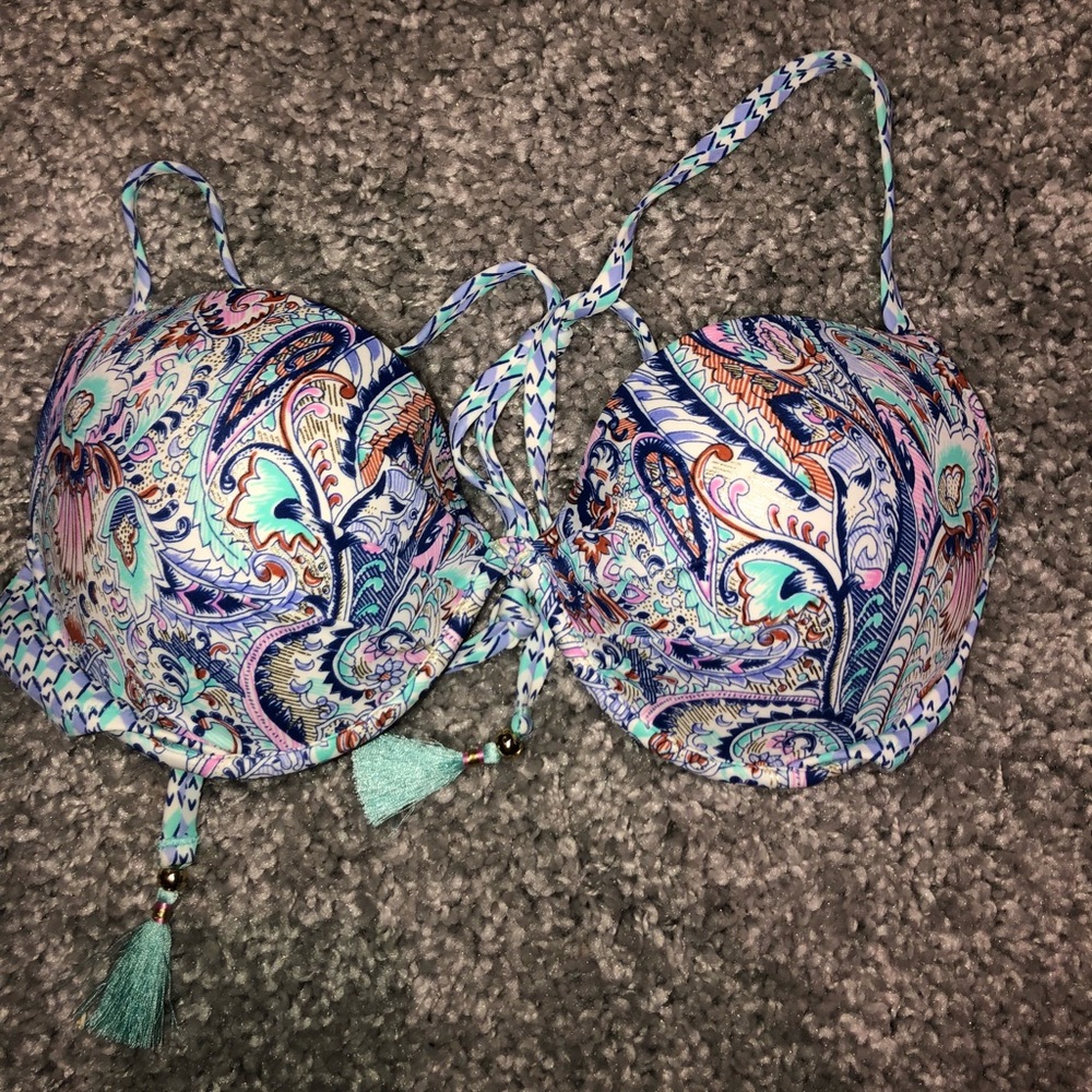 Multicolor bikini top